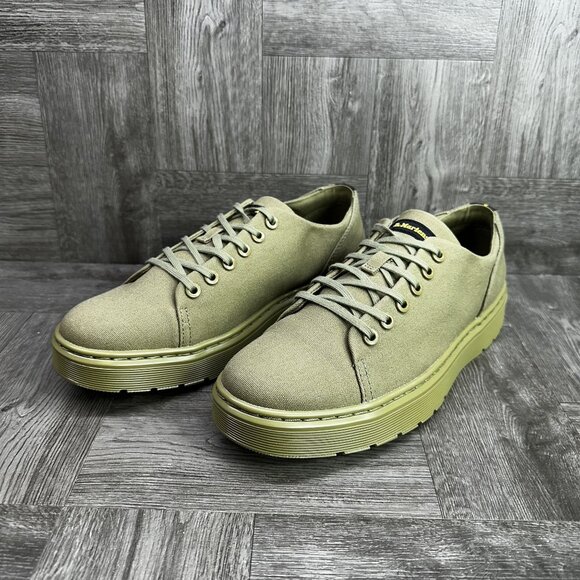 Dr. Marten's Dante Women's size 10 Army Green Canvas Shoes - Picture 3 of 8